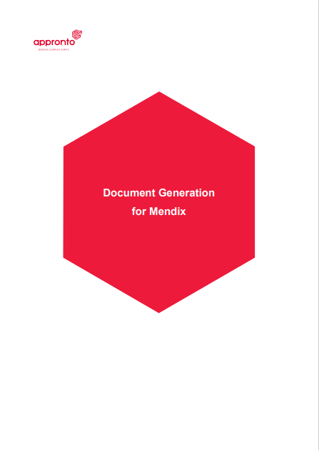Document Generation for Mendix